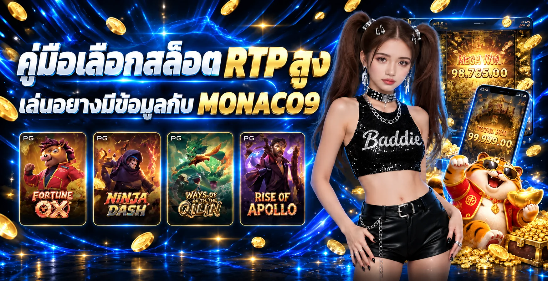 monaco9 คู่มือเลือกเกมสล็อต RTP สูงและความผันผวน